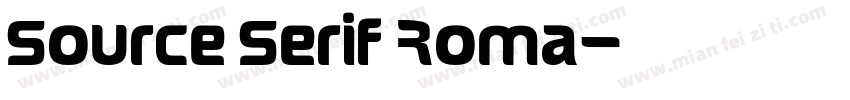 Source Serif Roma字体转换